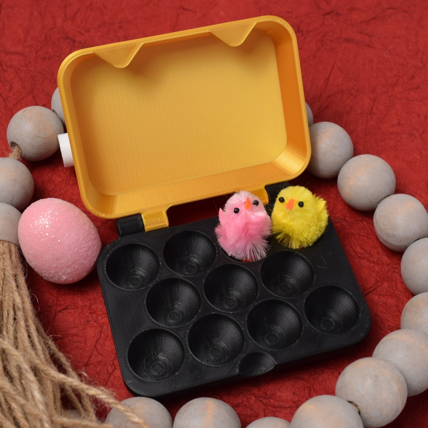 Modern Egg Carton for Button Quail or Parrot Eggs