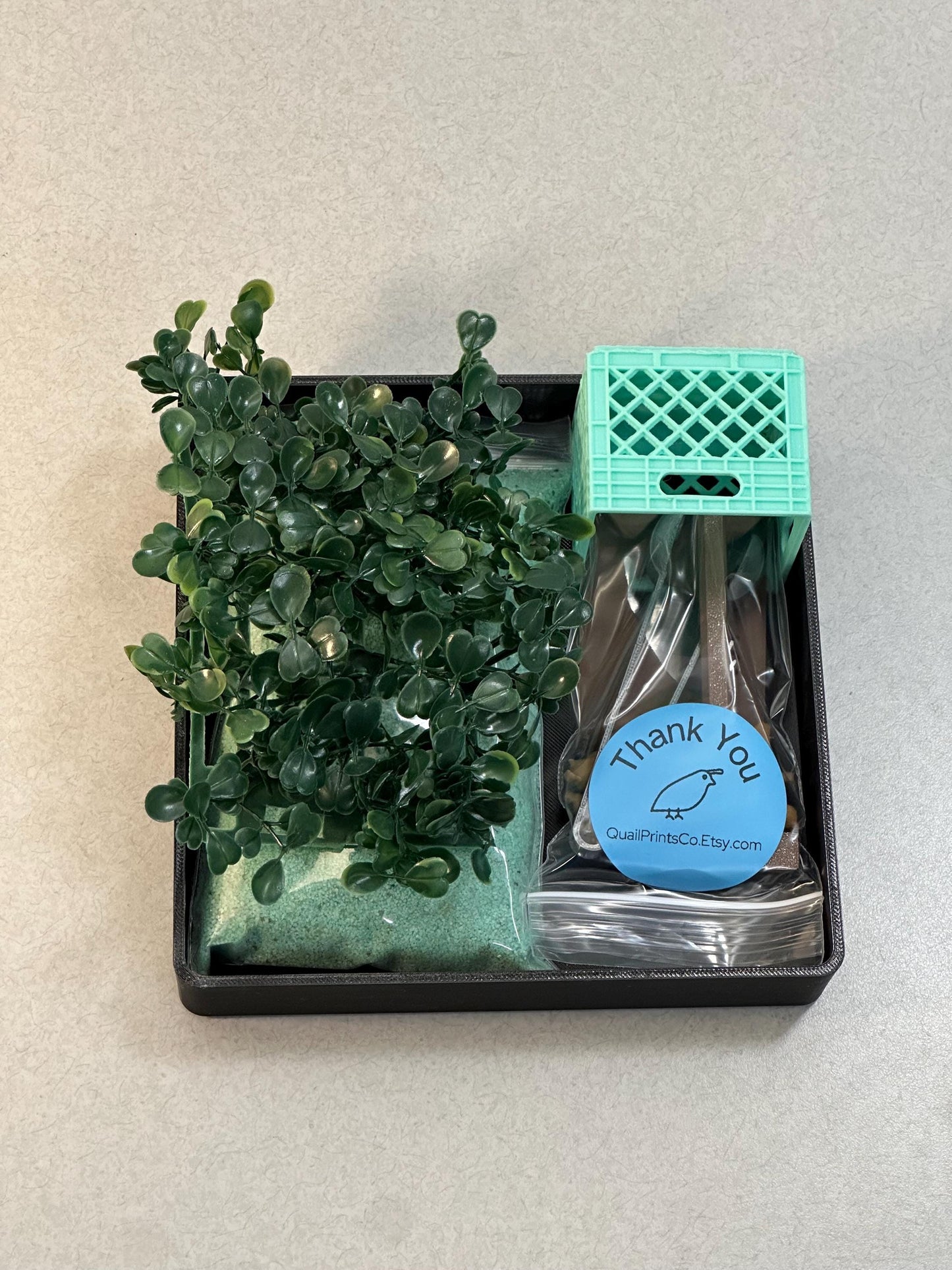 Quail Zen Garden