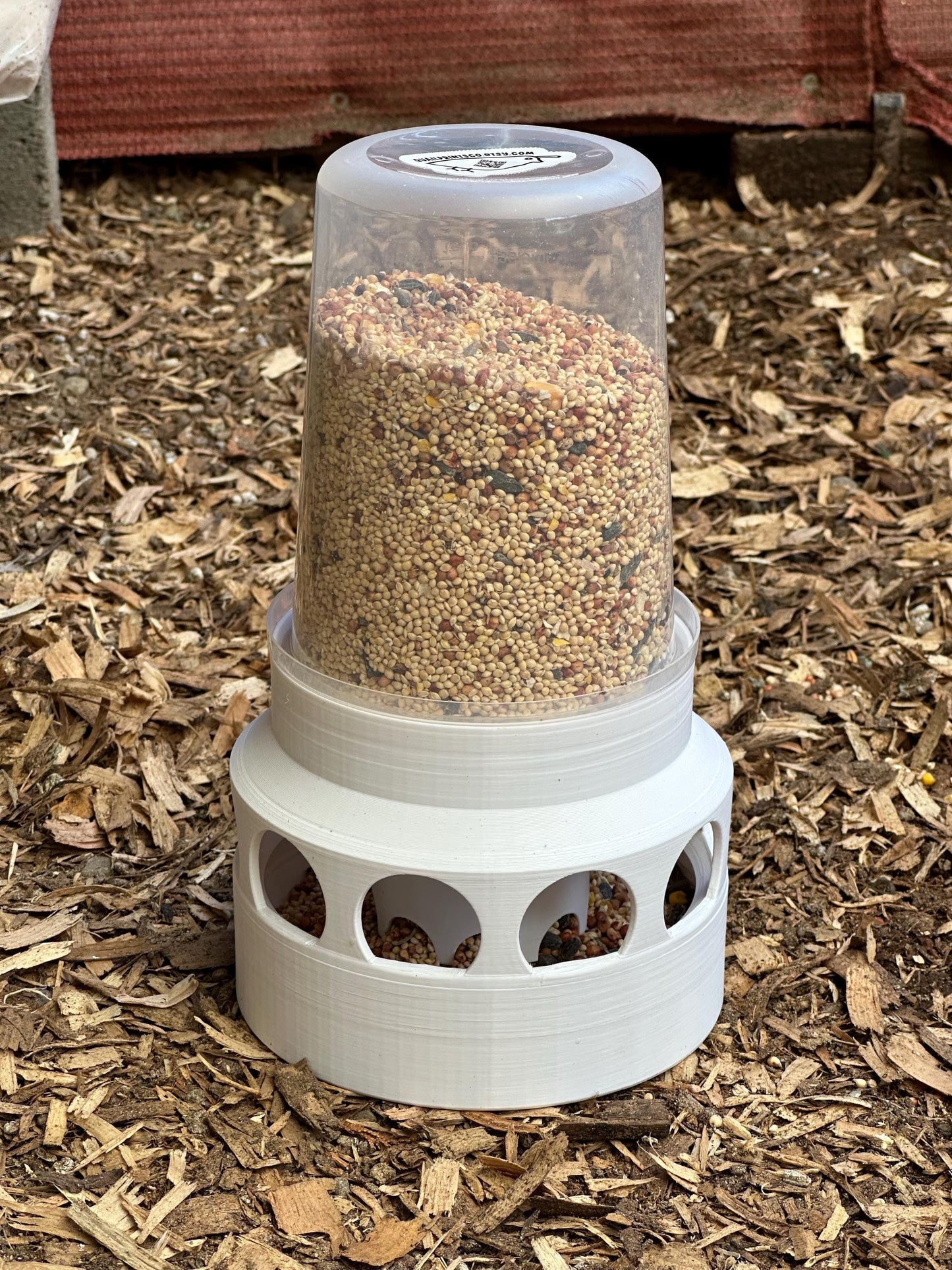 Coturnix Quail Feeder 10-Port Design