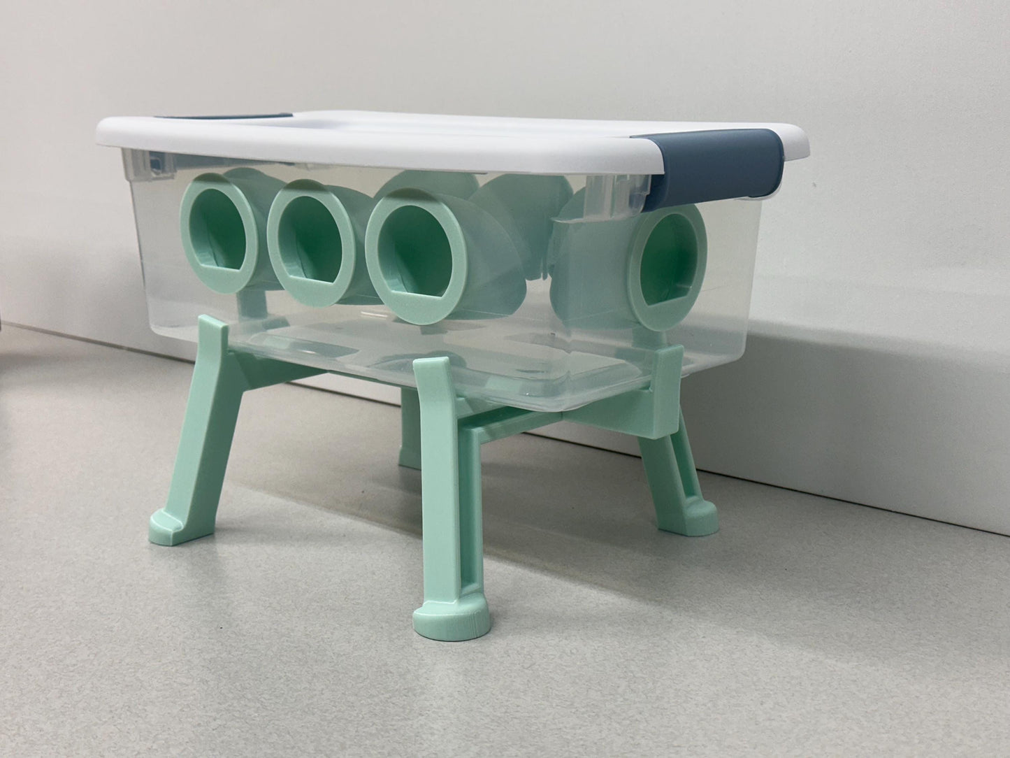 Young or Small Chicken Feeder Tub with 8-Feed Saver Ports
