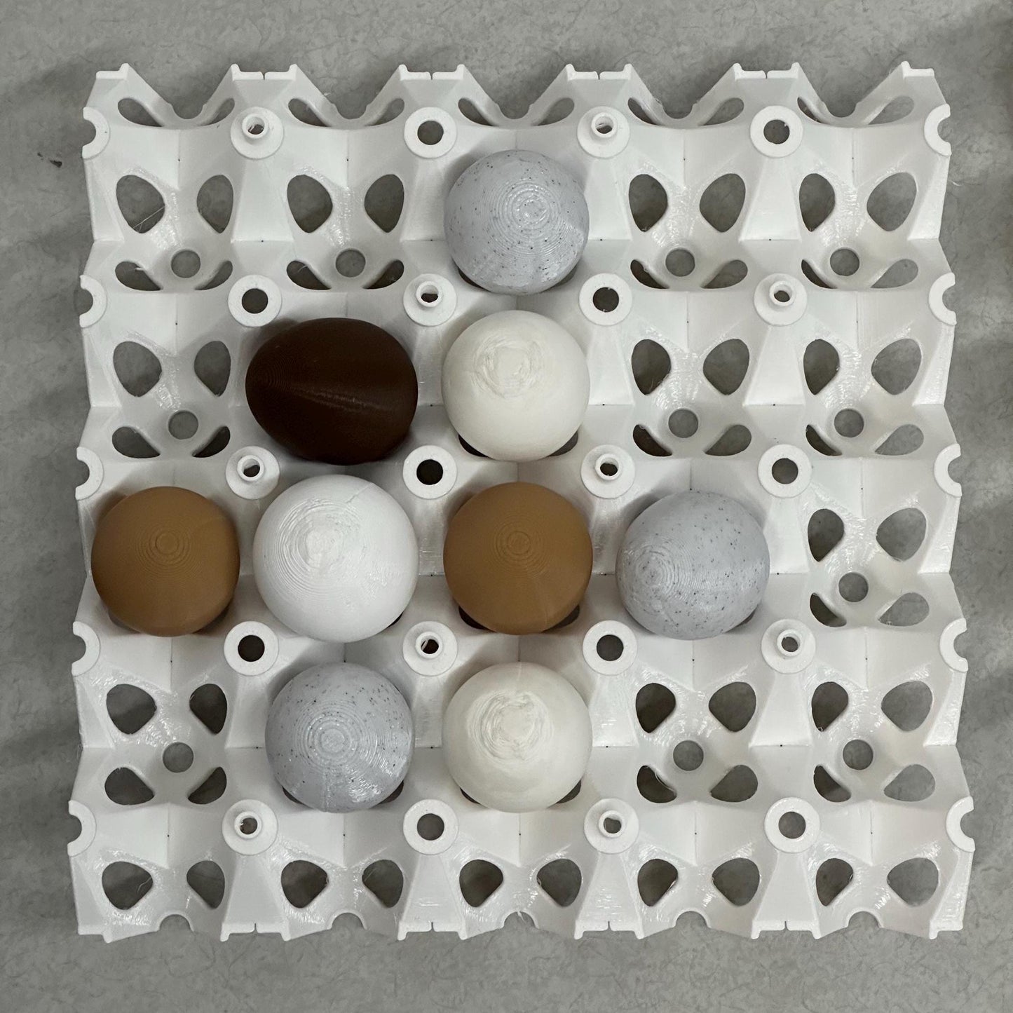 Stackable Coturnix Quail Egg Carton