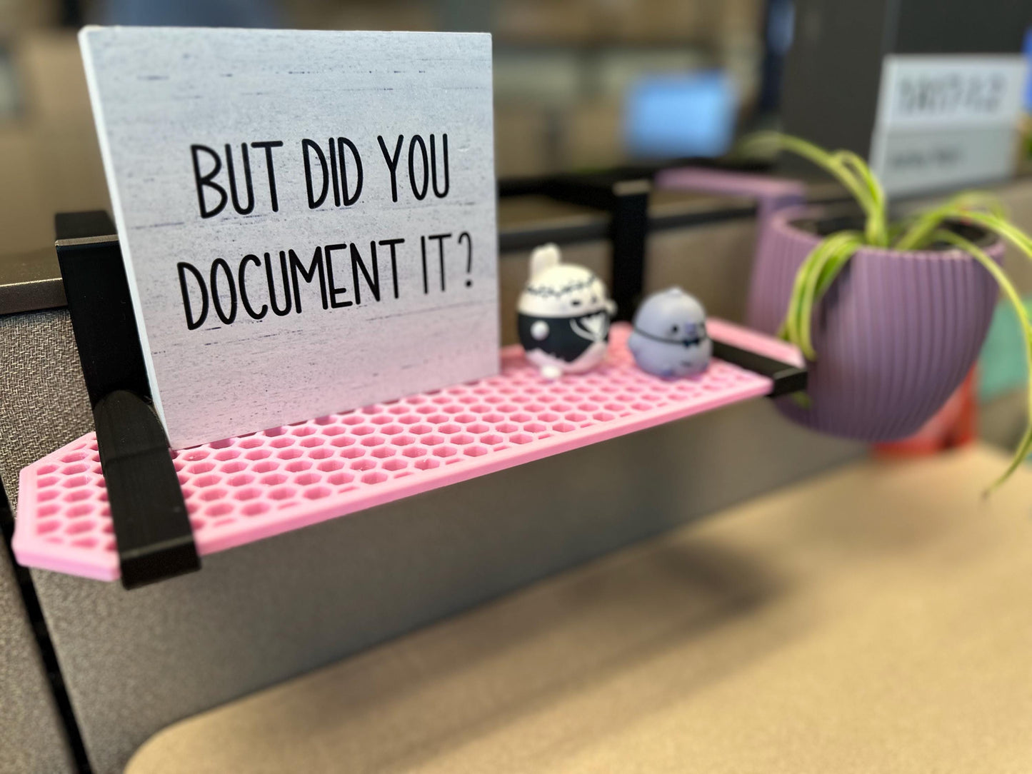 Stylish Cubicle Wall Shelf for Your Office