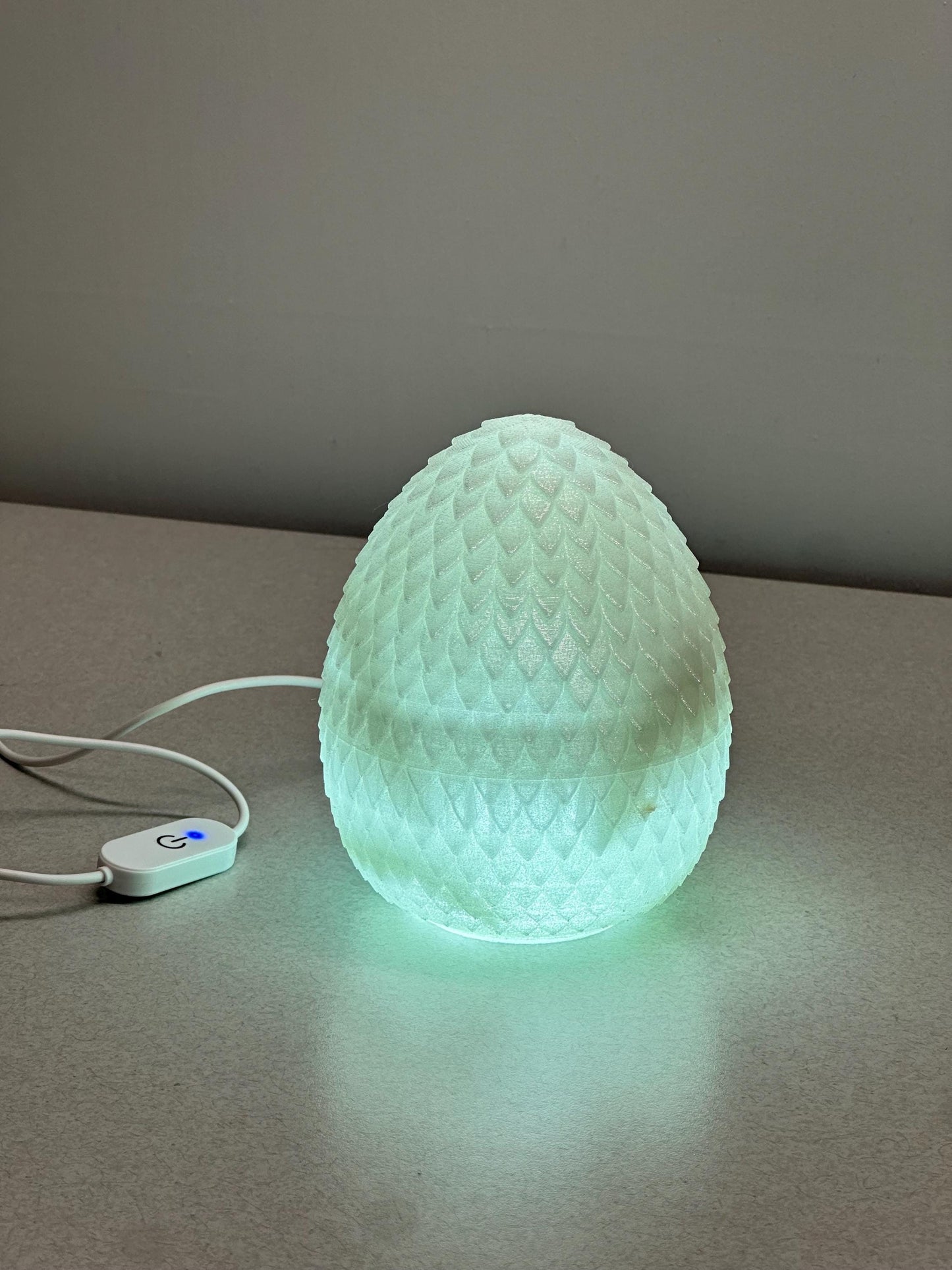 Glow-in-the-Dark Dragon Egg Lamp
