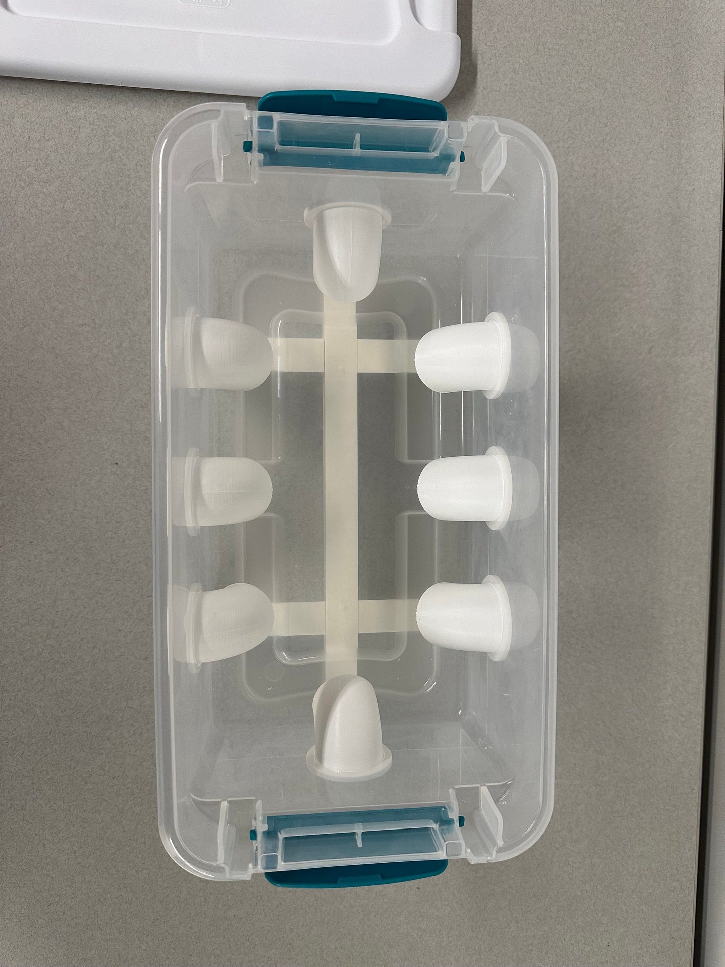 Quail Feeder Tub with 8-Feed Saver Ports