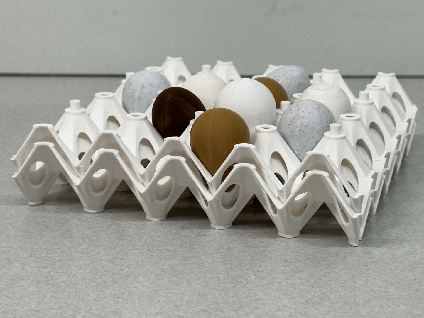 Stackable Coturnix Quail Egg Carton
