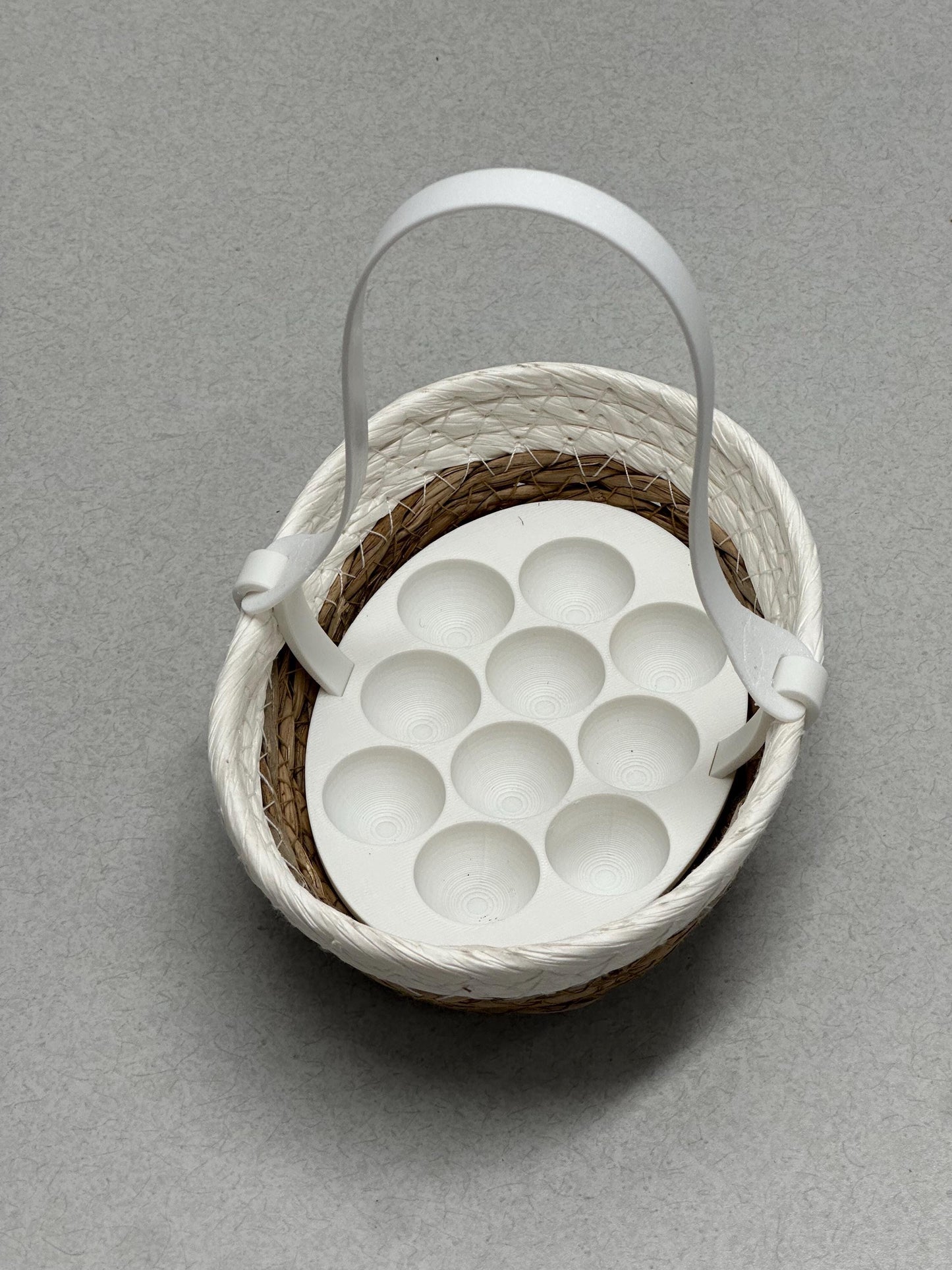 Quail Egg Hunt Basket
