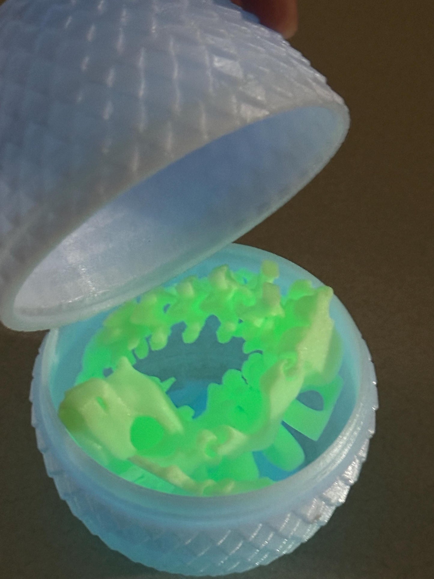 Glow-in-the-Dark Dragon Egg Lamp