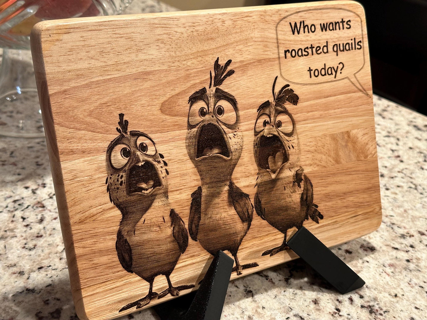 GripperWood Cutting Board with Stand