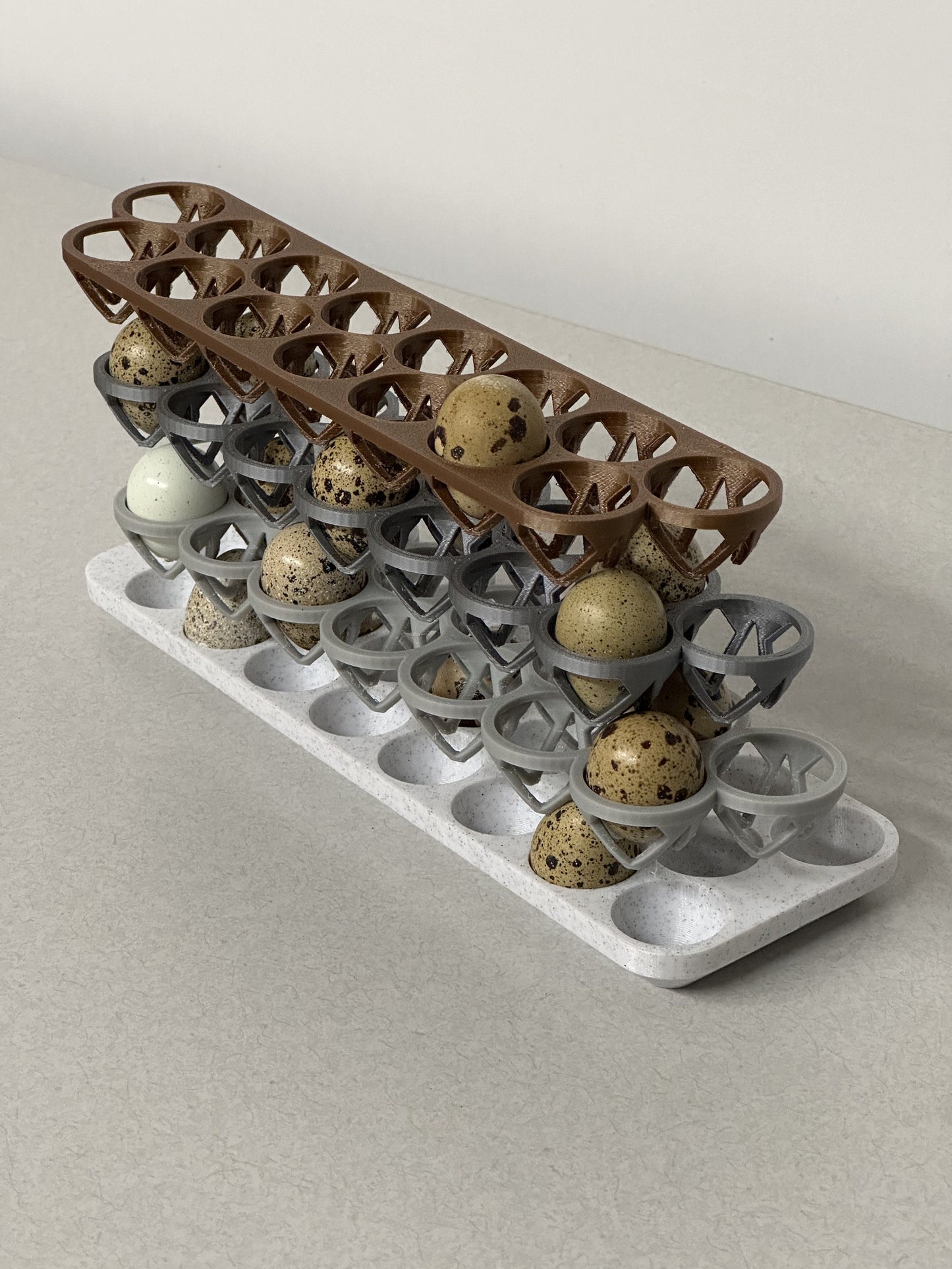 Custom Stackable Coturnix Quail Egg Tray