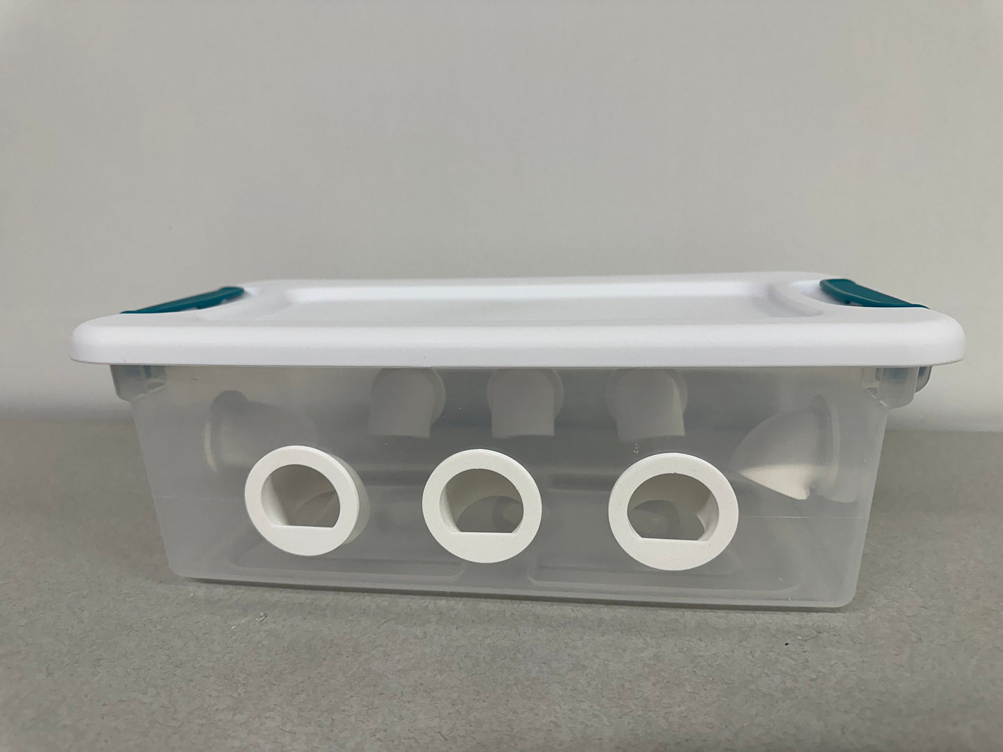 Quail Feeder Tub with 8-Feed Saver Ports