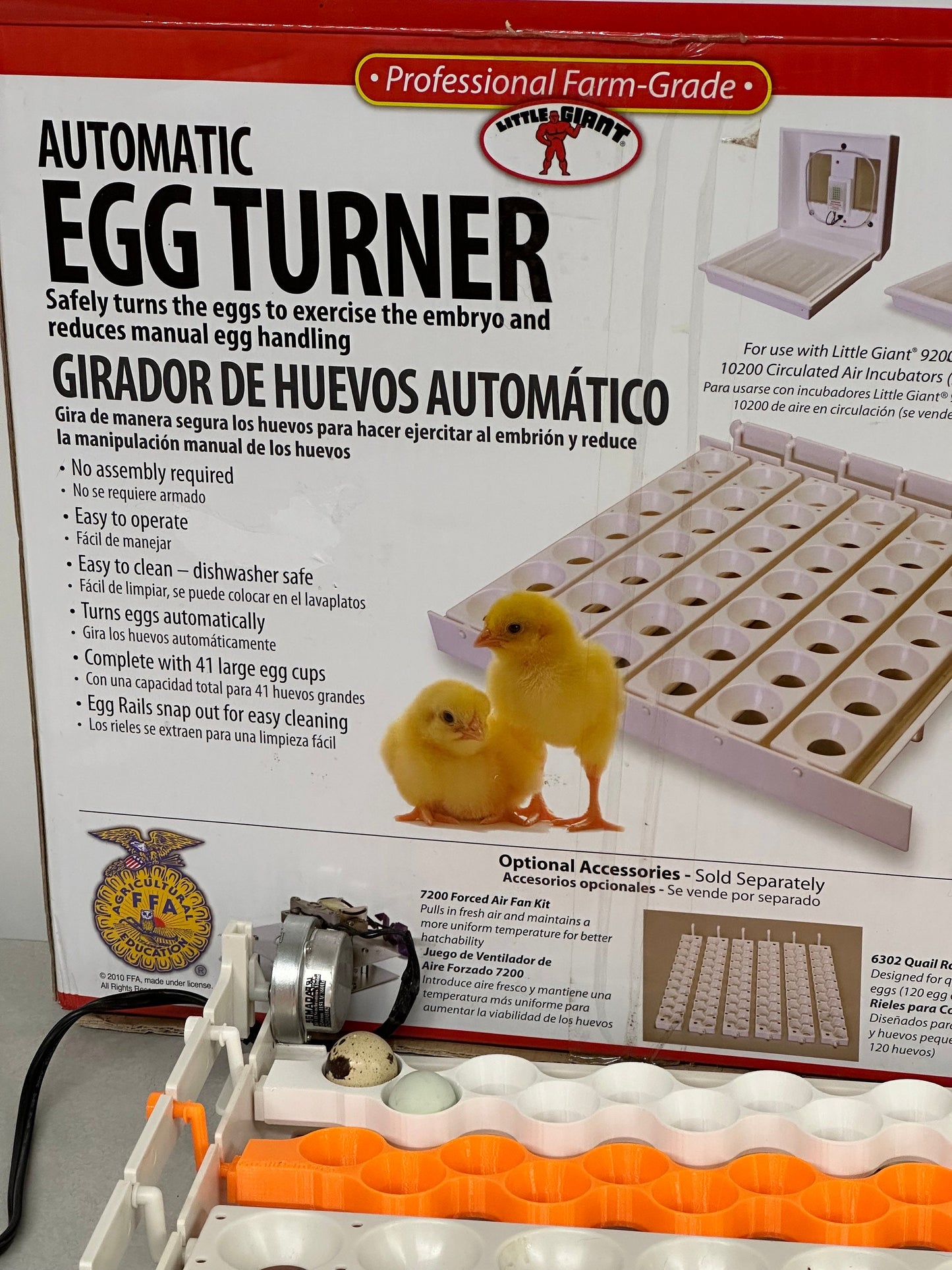 Hova-Bator 1610 or Little Giant Incubators Quail Egg Racks for Turner