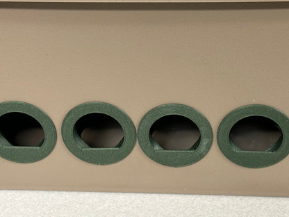 Ammo Box Quail Feeder Container with 8-Ports and Stand