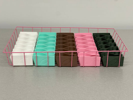 Coturnix Quail Egg Rectangular Basket (includes 5 egg trays)