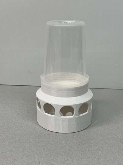 Coturnix Quail Feeder 10-Port Design