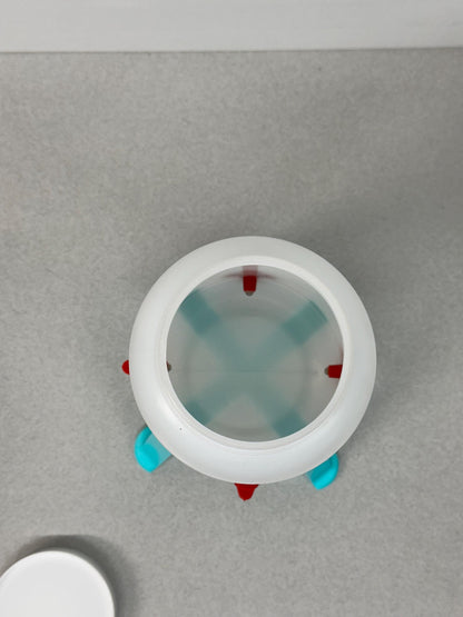Quail Waterer with 4 Spring-Loaded Water Nipples