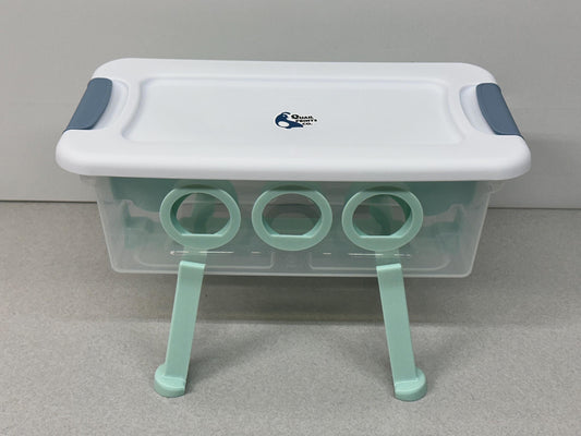 Young or Small Chicken Feeder Tub with 8-Feed Saver Ports
