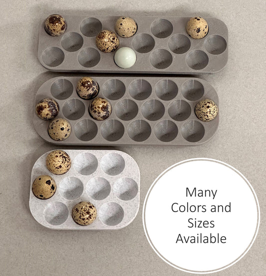 Custom Coturnix Quail Egg Tray