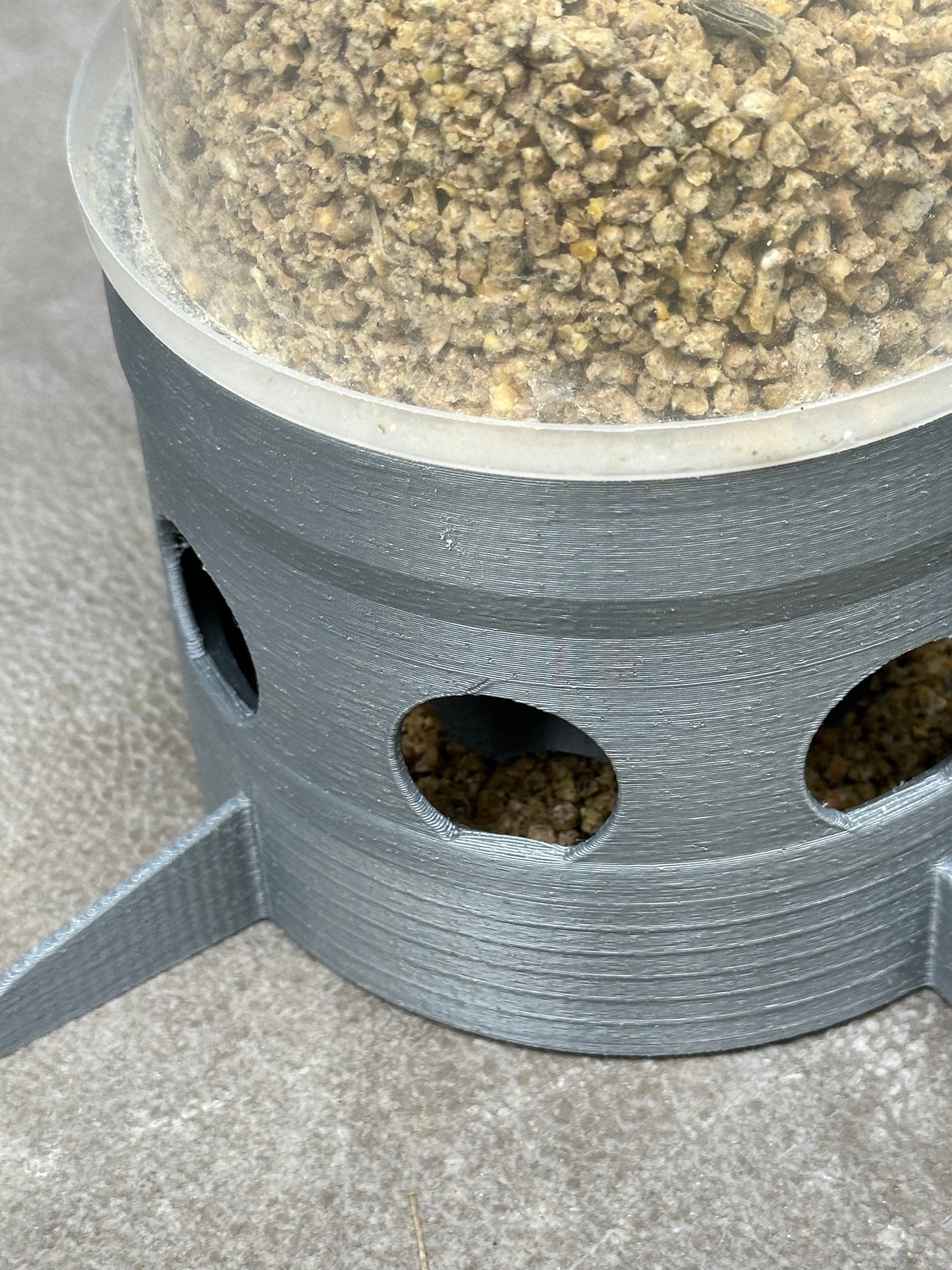 Button Quail Feeder
