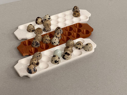 Custom Coturnix Quail Egg Tray with Handles
