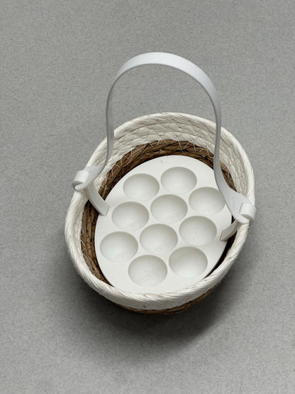 Quail Egg Hunt Basket