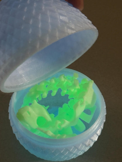 Glow-in-the-Dark Dragon Egg Lamp