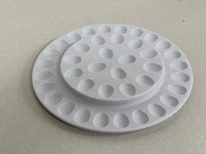 Custom Quail Deviled Eggs Circular Platters