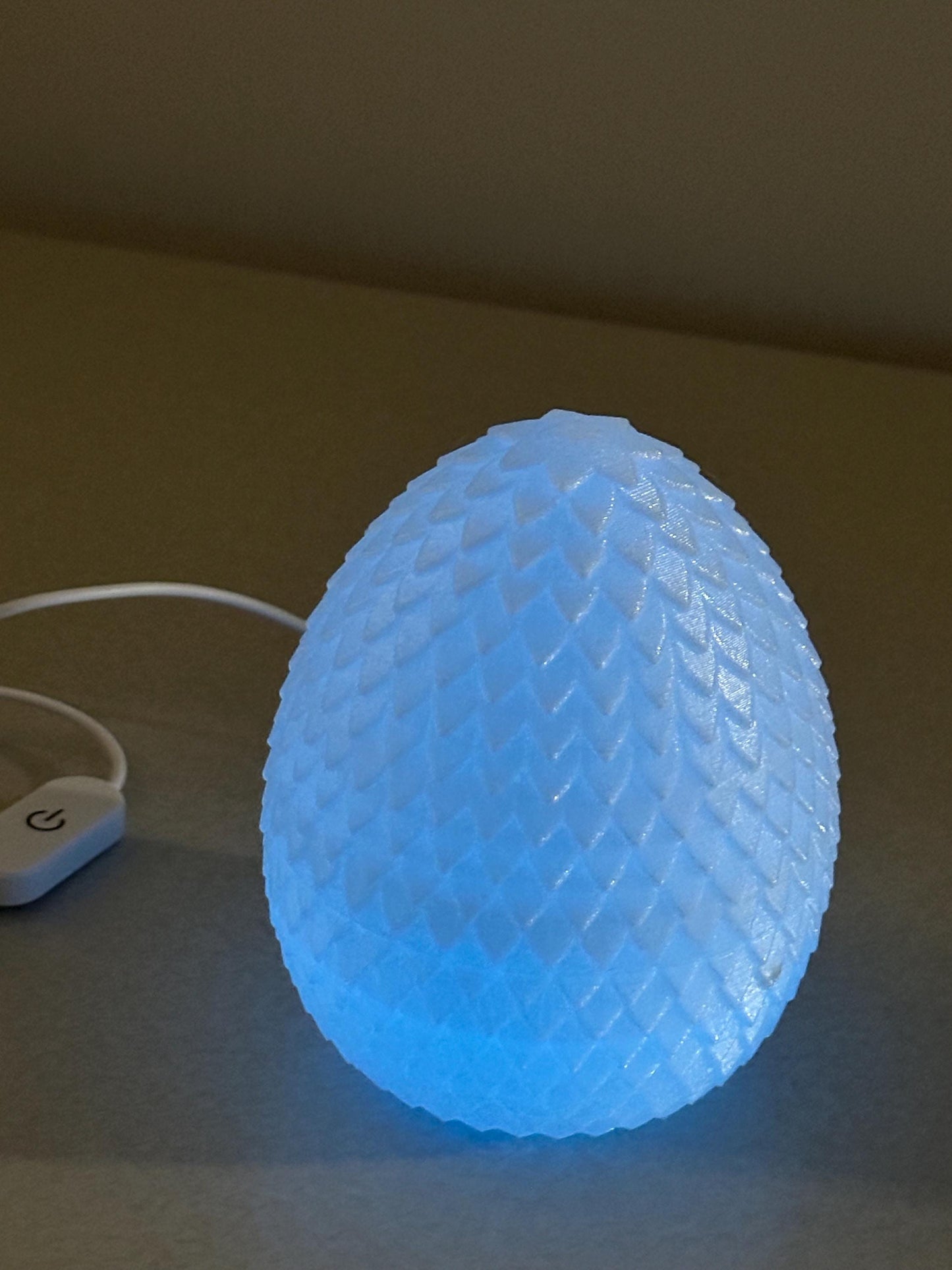 Glow-in-the-Dark Dragon Egg Lamp