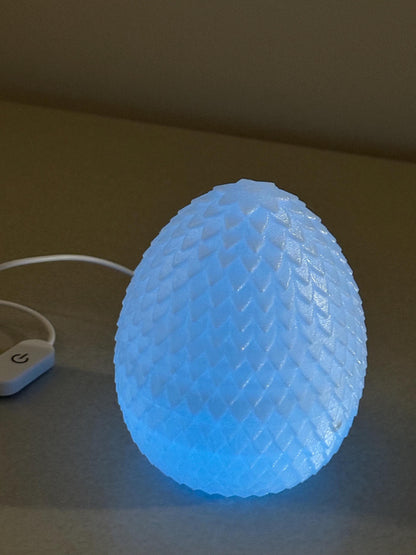 Glow-in-the-Dark Dragon Egg Lamp