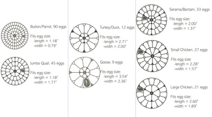 Sailnovo 24 Incubator Trays for Egg Turner